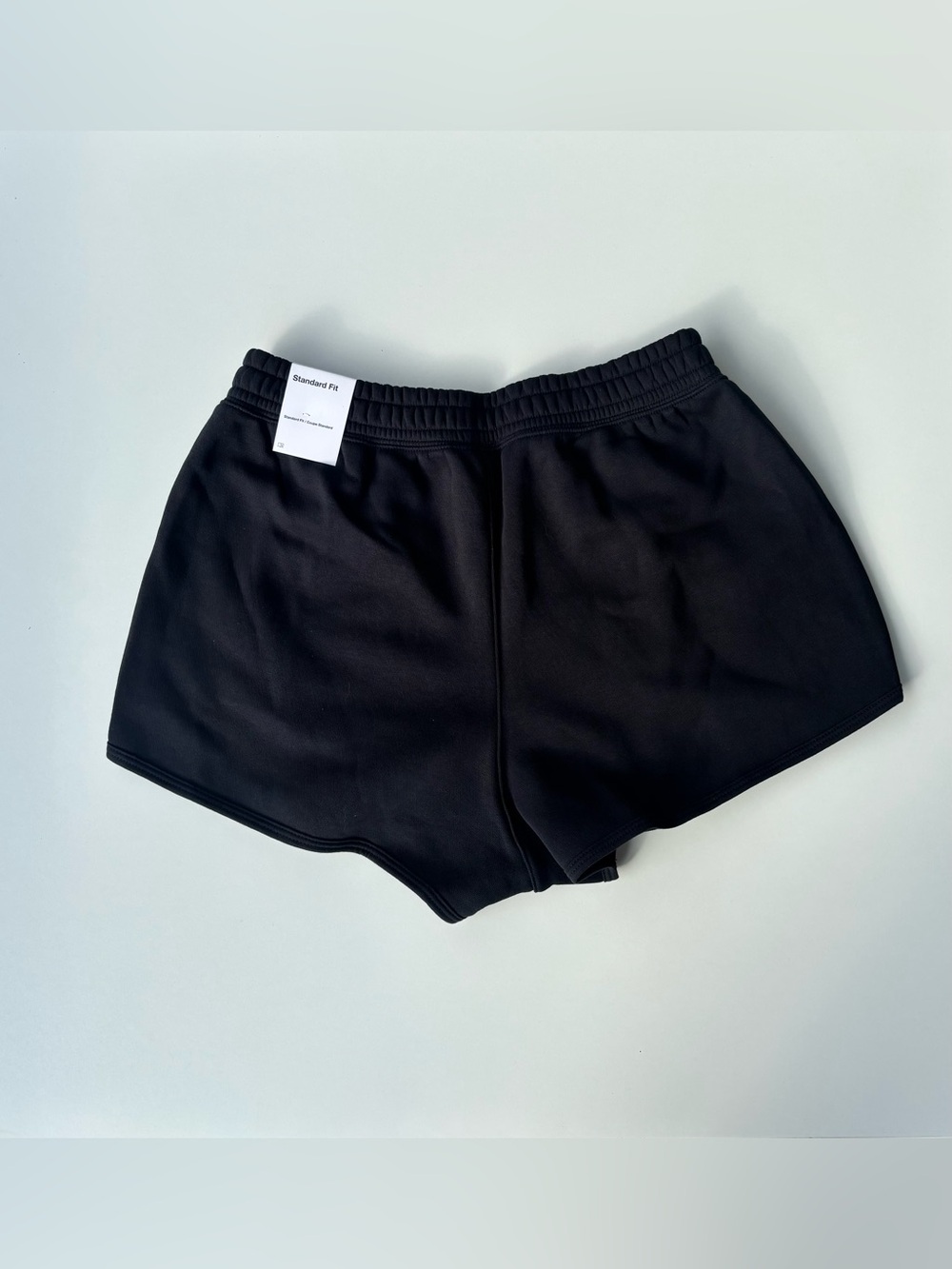 Nike Women NikeCourt Heritage Mid Rise Fleece Tennis Shorts Black M NWT - Picture 4 of 9